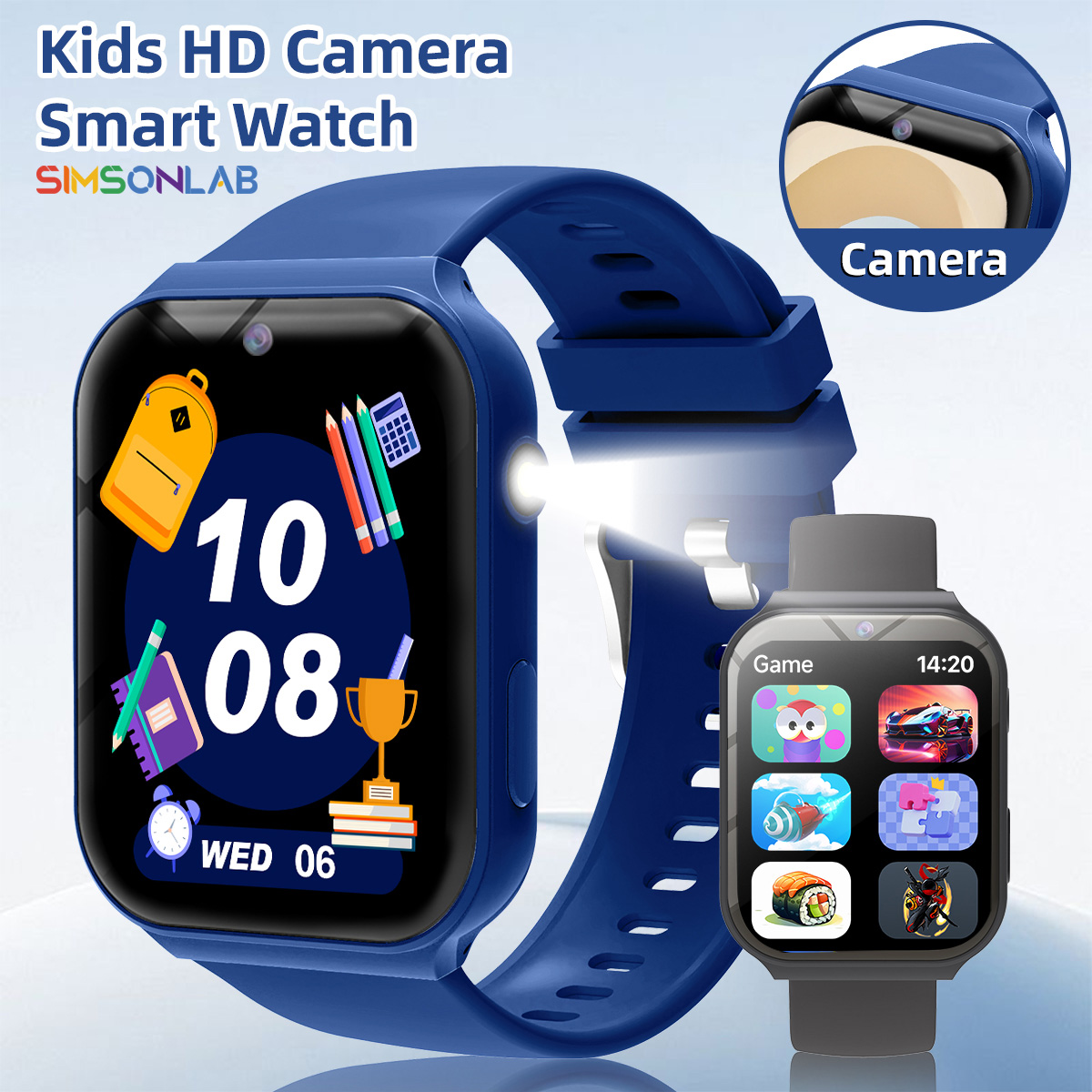 Smartwatch New Watches 2025 - Умные часы 2026: Новинка! HD-камера, фонарик,