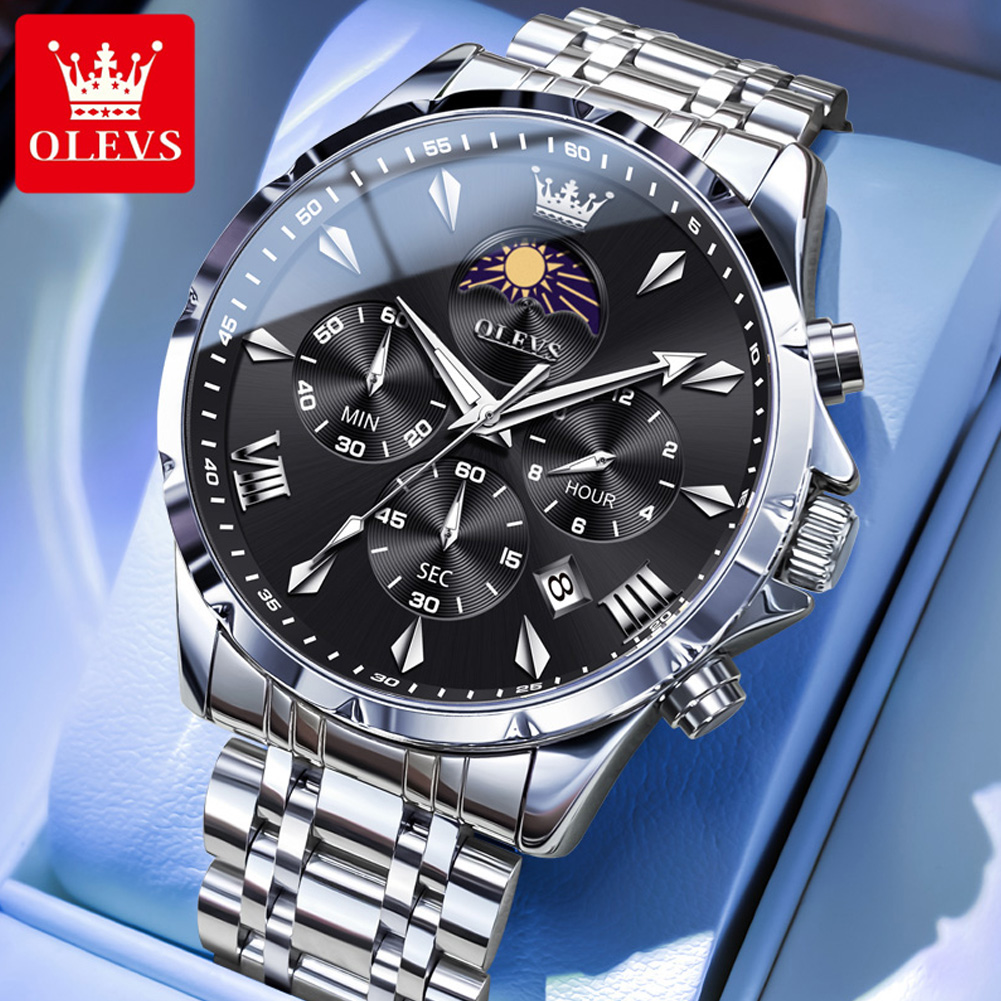 Smartwatch Watches For Men Brands - OLEVS 3653 брендовые мужские часы с