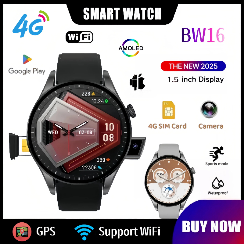 Smartwatch New Watches 2025 - Новые умные часы 4G BW16: WiFi
