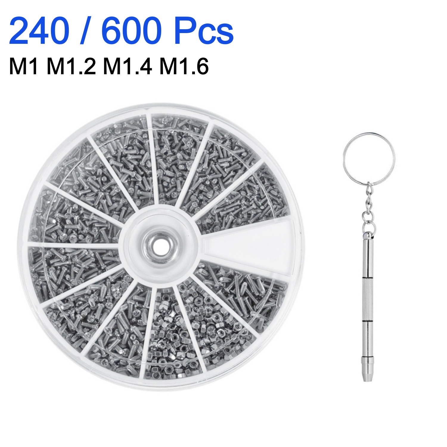 Watchmaker Screwdriver - Набор маленьких винтов и гаек (240/600