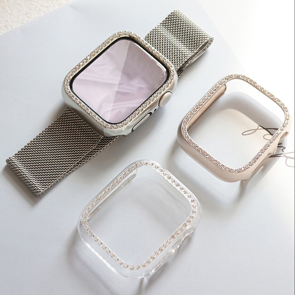 Smartwatch New Watches - НОВЫЙ чехол из стекла + бриллианта