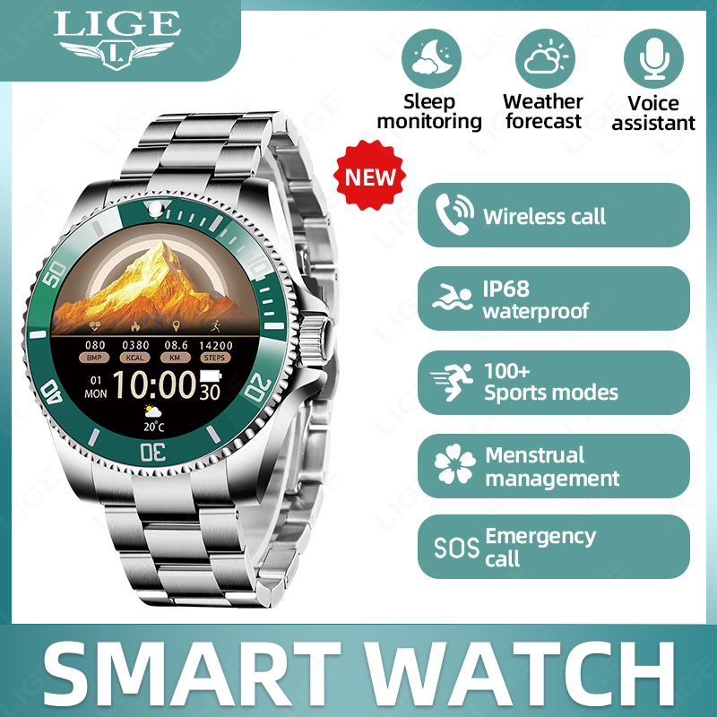 Смарт-часы LIGE 2026: спортивн – обзор и цена Hybrid Smartwatch