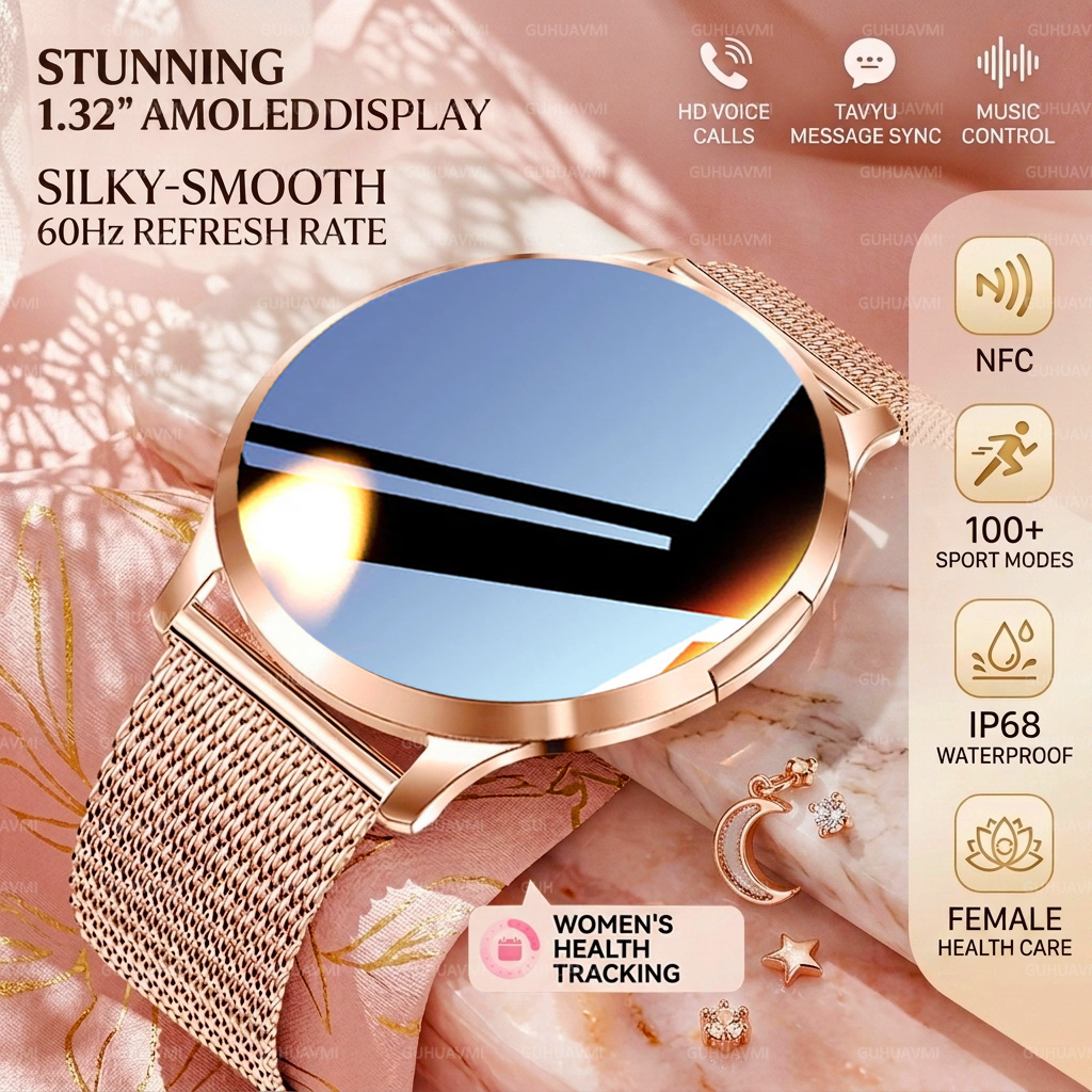 Новые стильные женские смарт-ч – обзор и цена Smartwatch Stylish Watches For Women