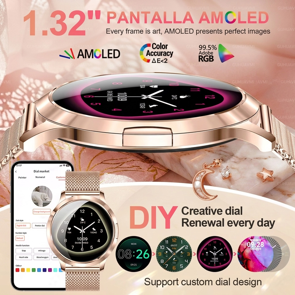 Новые стильные женские смарт-ч – обзор и цена Smartwatch Stylish Watches For Women