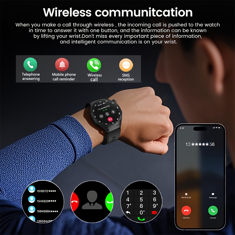 2026 Новые Bluetooth-умные час – обзор и цена Hybrid Smartwatch