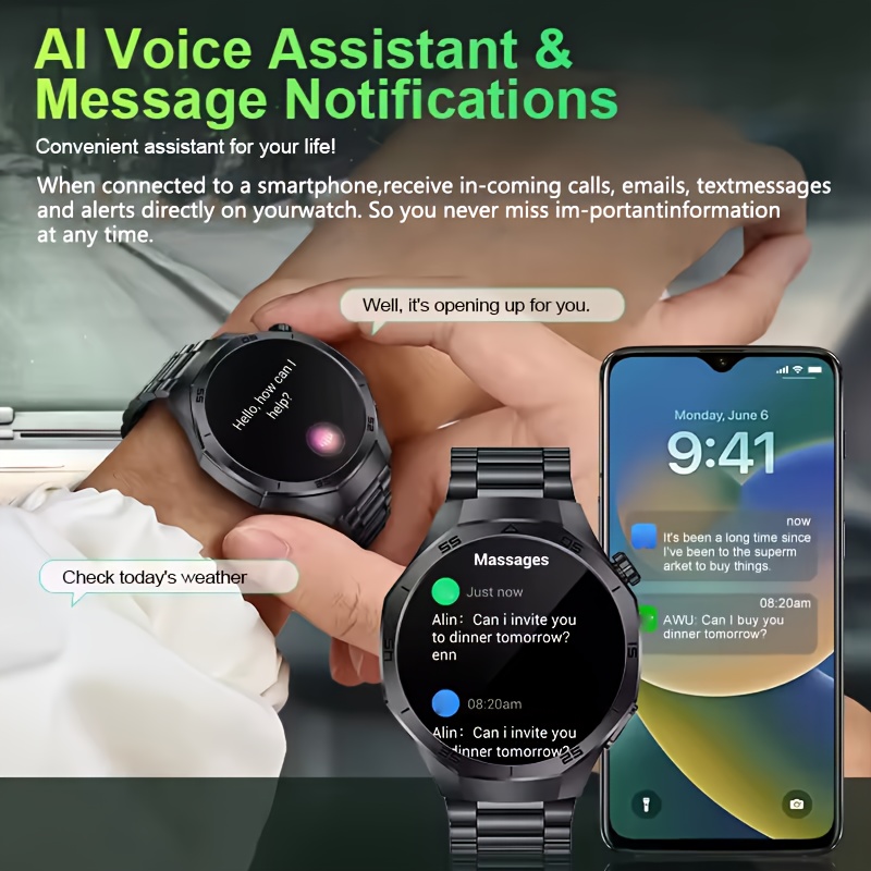 2026 Новые Bluetooth-умные час – обзор и цена Hybrid Smartwatch