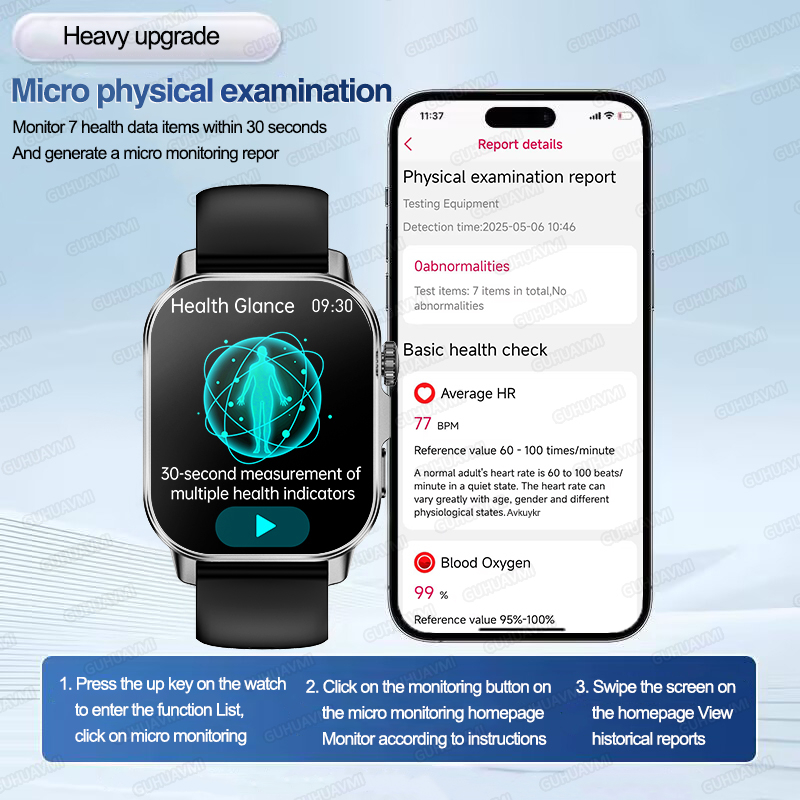 Новые умные часы для здоровья  – обзор и цена Smartwatch Professional Watches For Men