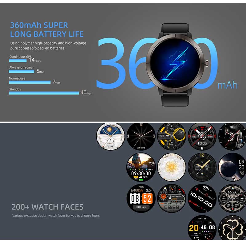 Смарт-часы 2026 GPS с AMOLED-э – обзор и цена Hybrid Smartwatch