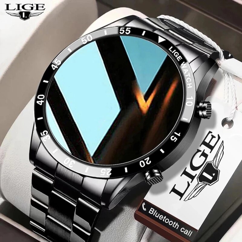 LIGE Новые Bluetooth-смарт-час – обзор и цена Hybrid Smartwatch
