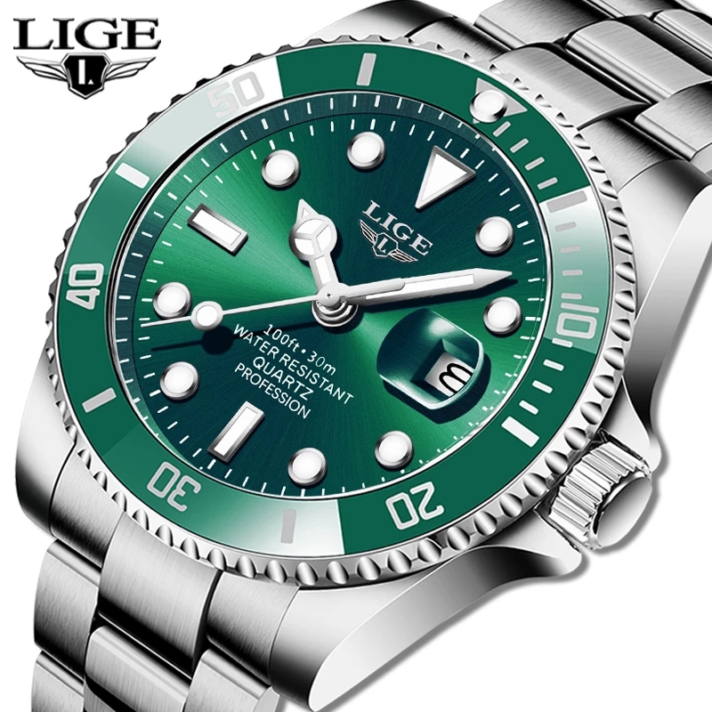 Часы наручные LIGE Мужские ква – обзор и цена Smartwatch Watches For Men Brands