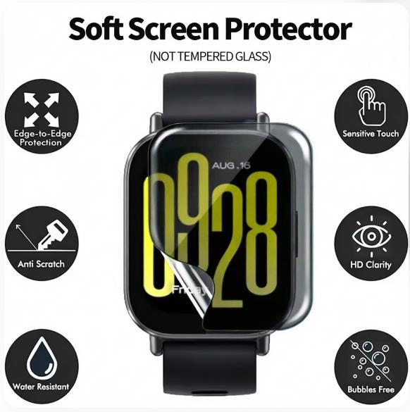 2 шт. гидрогелевая пленка для  – обзор и цена Watch Redmi