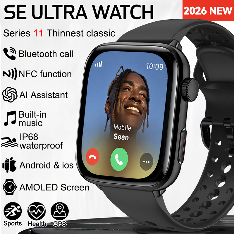 Новые смарт-часы SE Ultra Seri – обзор и цена Smartwatch Professional Watches For Men
