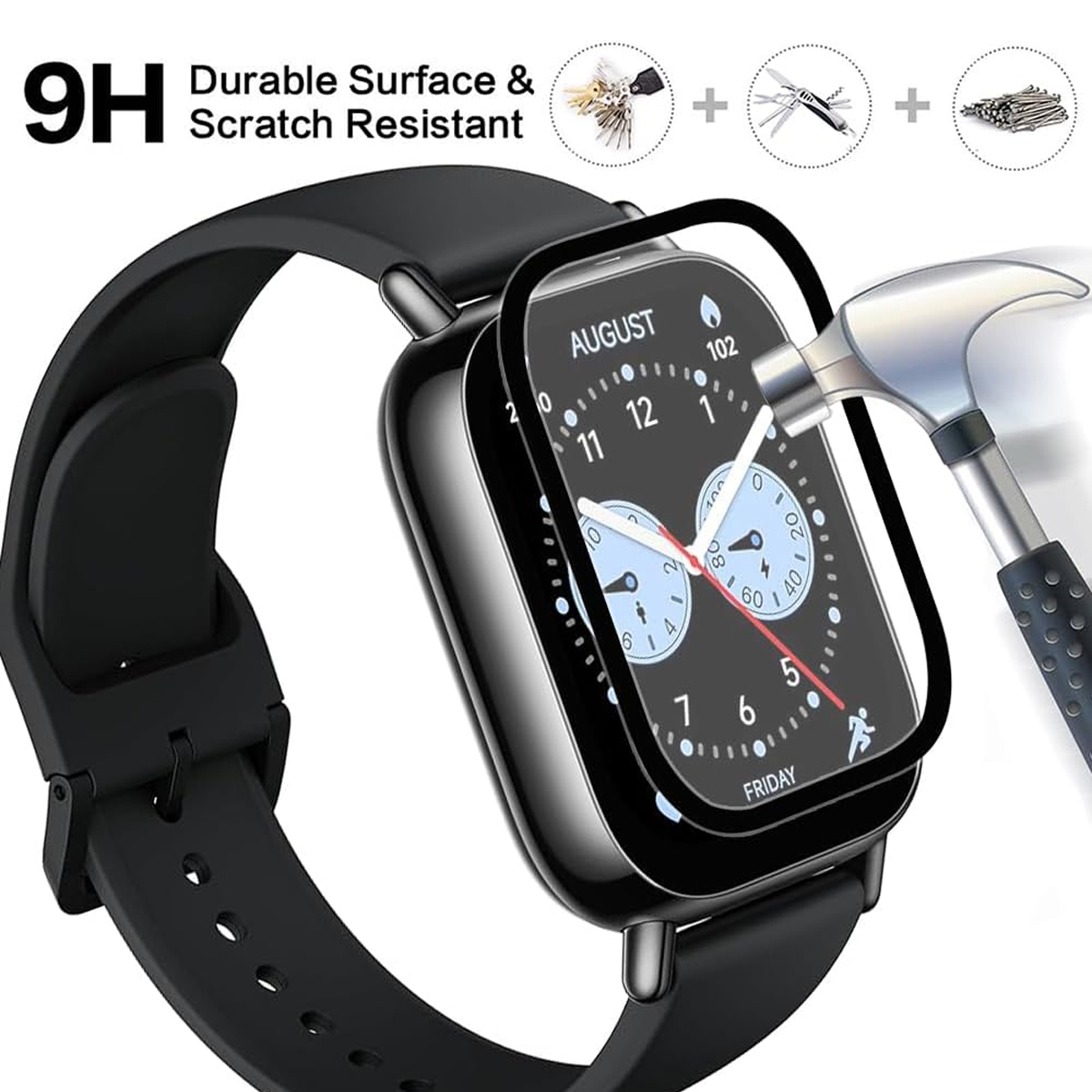 1-5 шт. 9D изогнутая защитная  – обзор и цена Watch Redmi