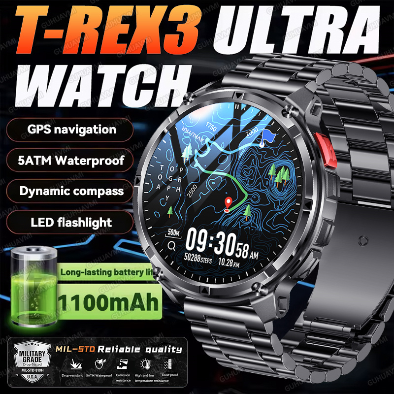 2026 Новые военные умные часы  – обзор и цена Smartwatch Professional Watches For Men