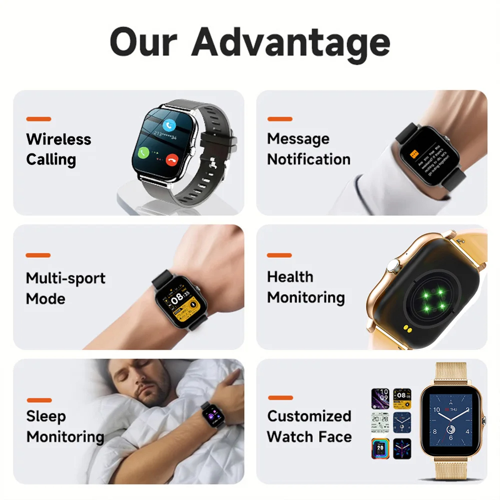 Смарт-часы для Android IOS, ча – обзор и цена Smartwatch Professional Watches For Men