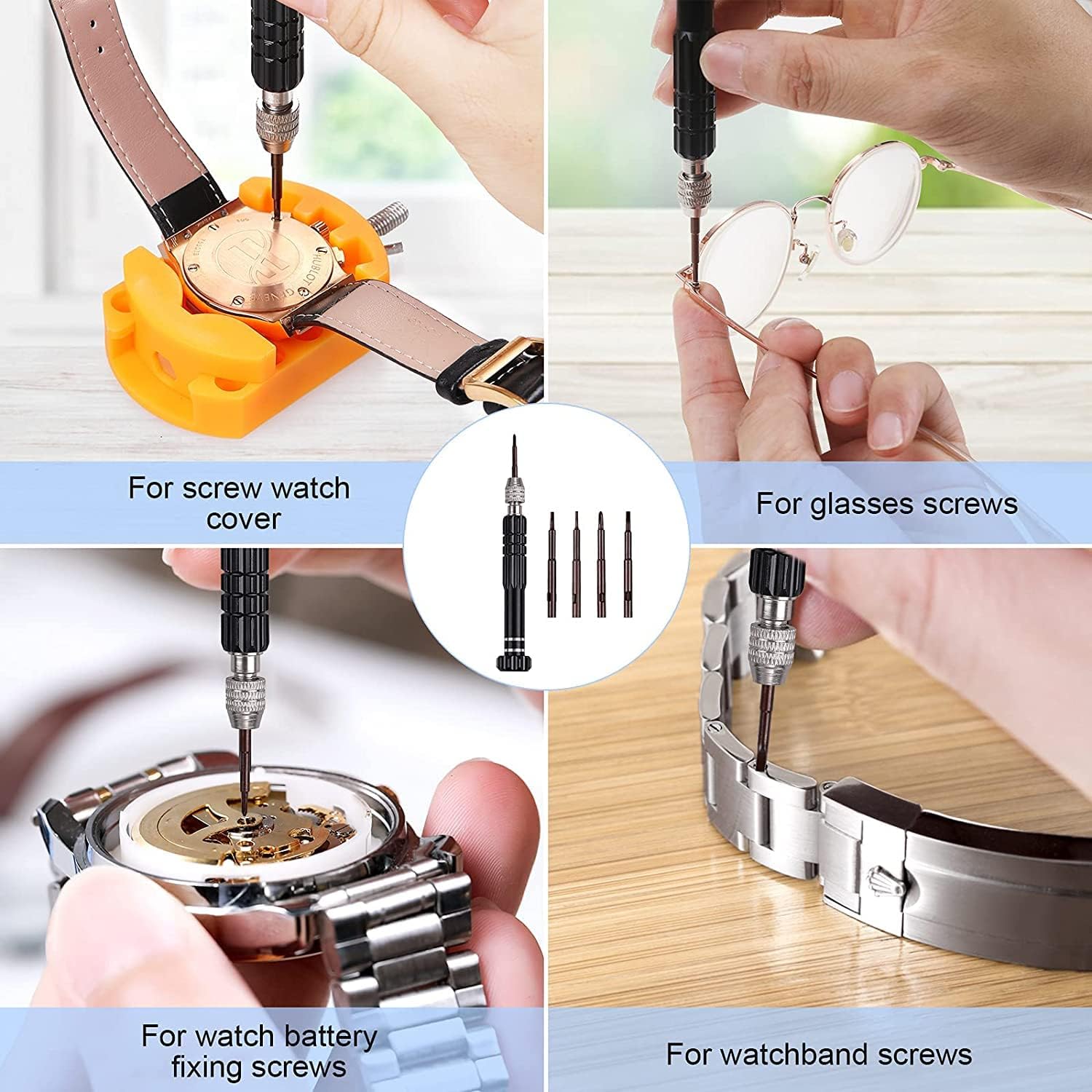 32 шт., набор для замены аккум – обзор и цена Watchmaker Screwdriver