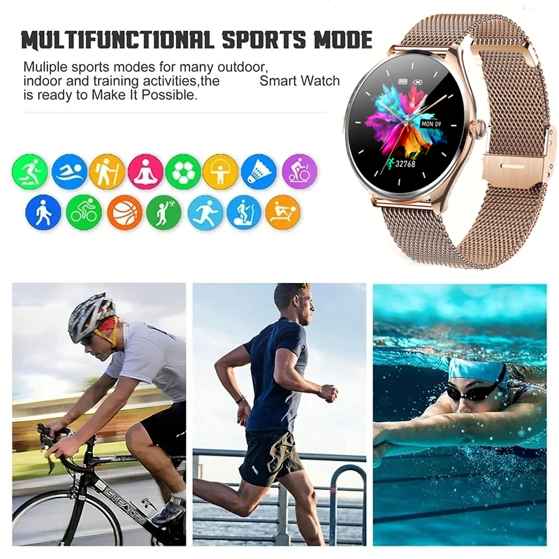 2025 Новые тонкие женские умны – обзор и цена Smartwatch New Watches 2025