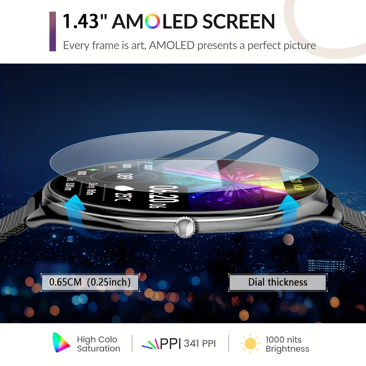 2025 Новые тонкие женские умны – обзор и цена Smartwatch New Watches 2025