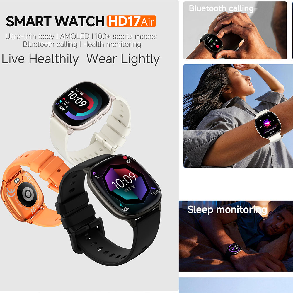 Смарт-часы HD17 AIR AMOLED с э – обзор и цена Smartwatch Stylish Watches For Women