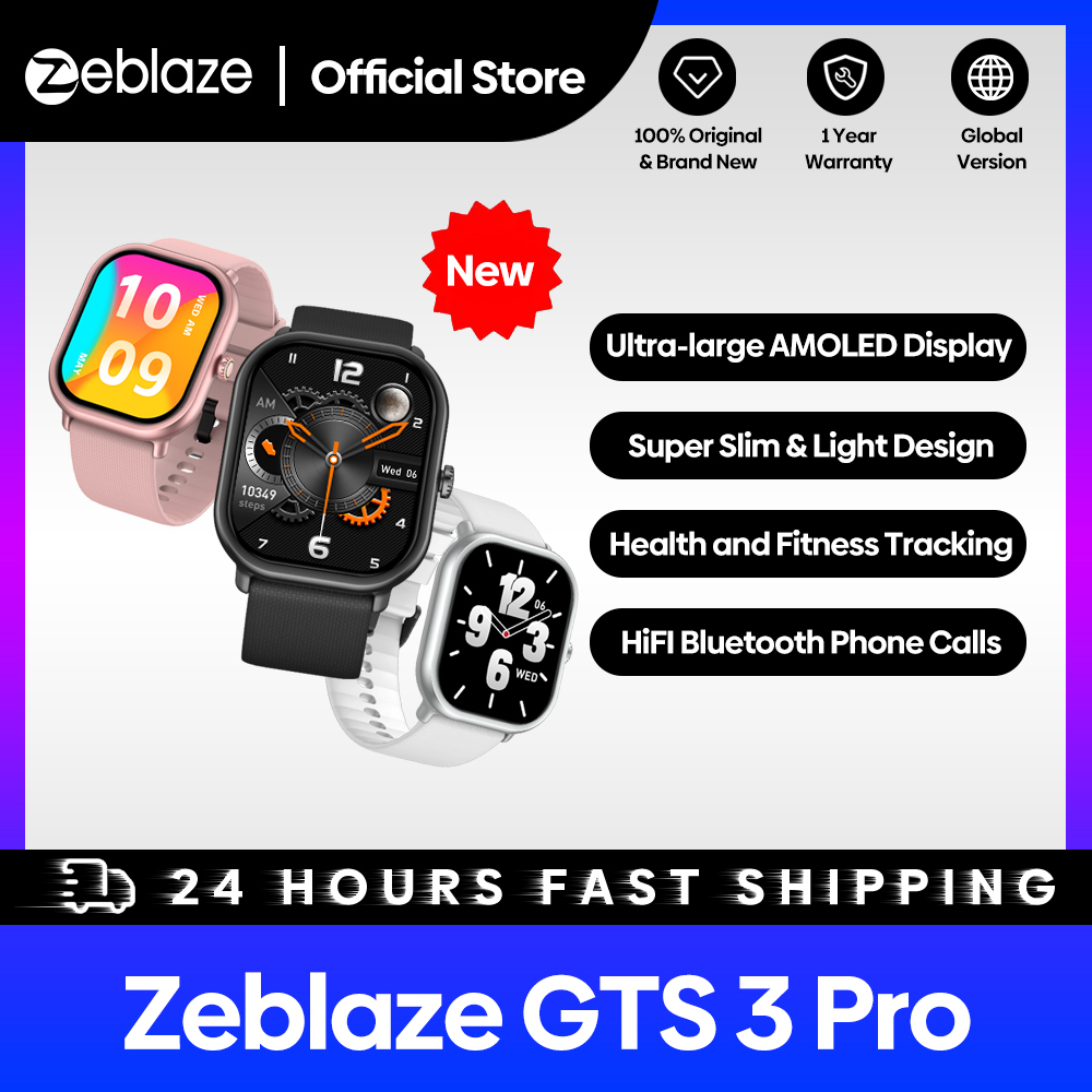 Новые смарт-часы Zeblaze GTS 3 – обзор и цена Hybrid Smartwatch