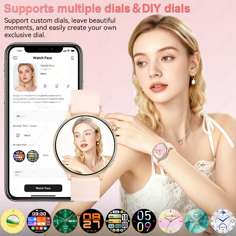 Стильные круглые женские умные – обзор и цена Smartwatch Stylish Watches For Women