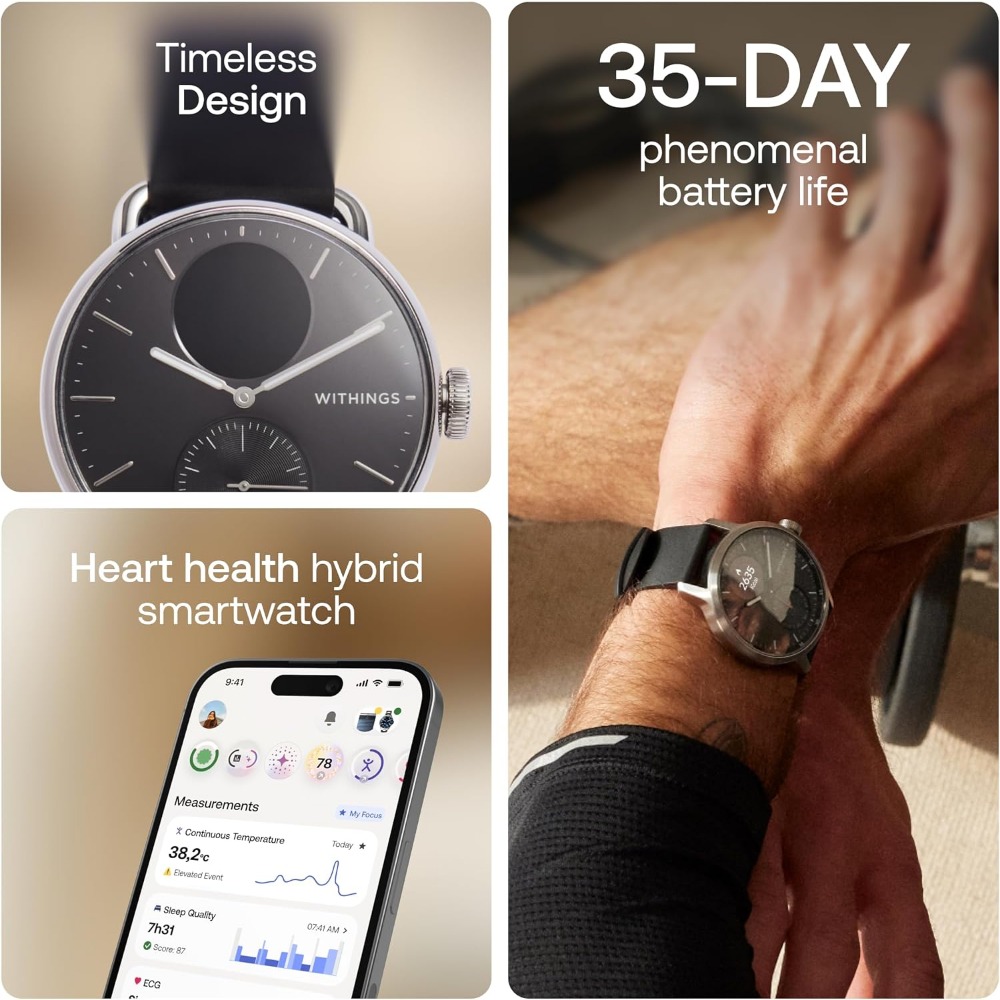 Гибридные умные часы: фитнес-т – обзор и цена Hybrid Smartwatch