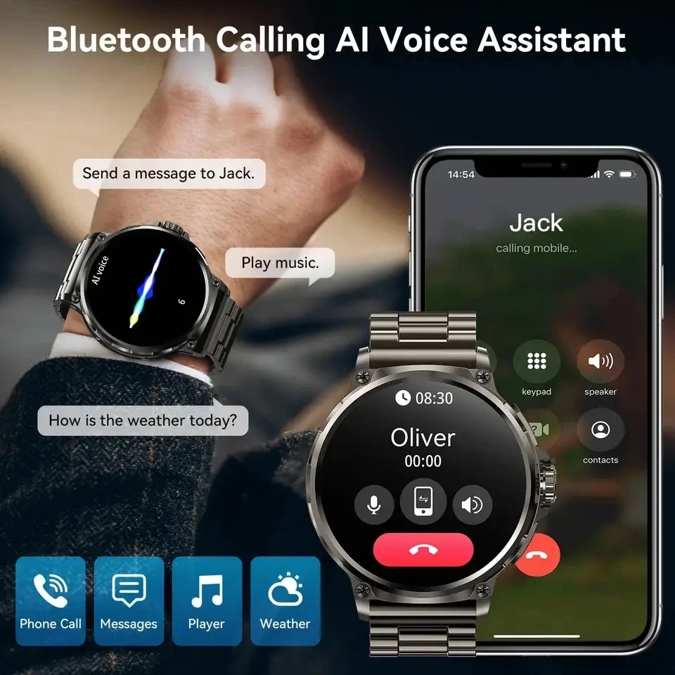 Bluetooth-вызов 360*360 1,85-д – обзор и цена Smartwatch New Watches 2025