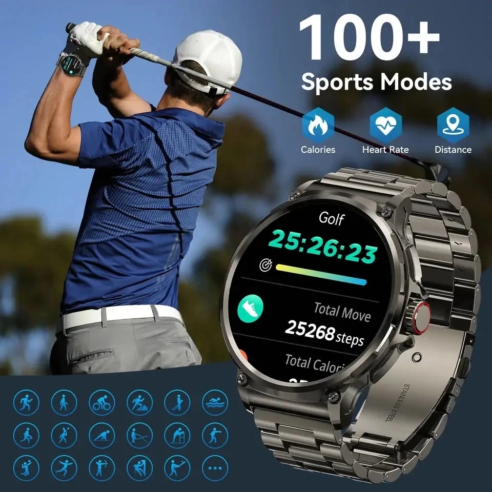 Bluetooth-вызов 360*360 1,85-д – обзор и цена Smartwatch New Watches 2025