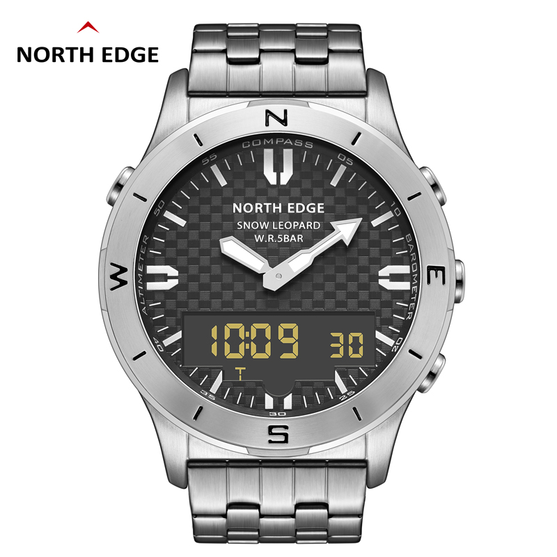 NORTH EDGE мужские спортивные  – обзор и цена Hybrid Smartwatch